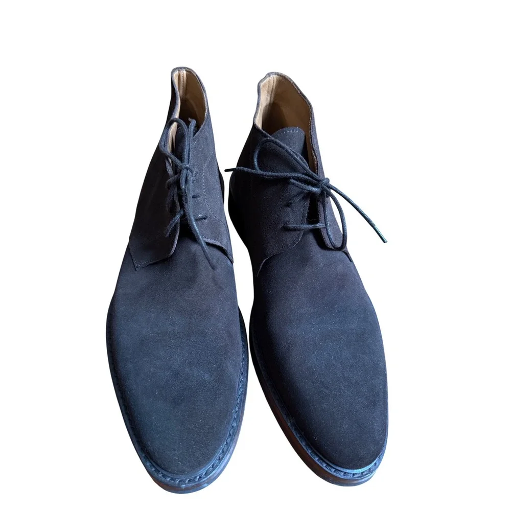 Jack Erwin Mens Dark Brown Suede Chukka Boots Made in Spain Size‎ 11 2072